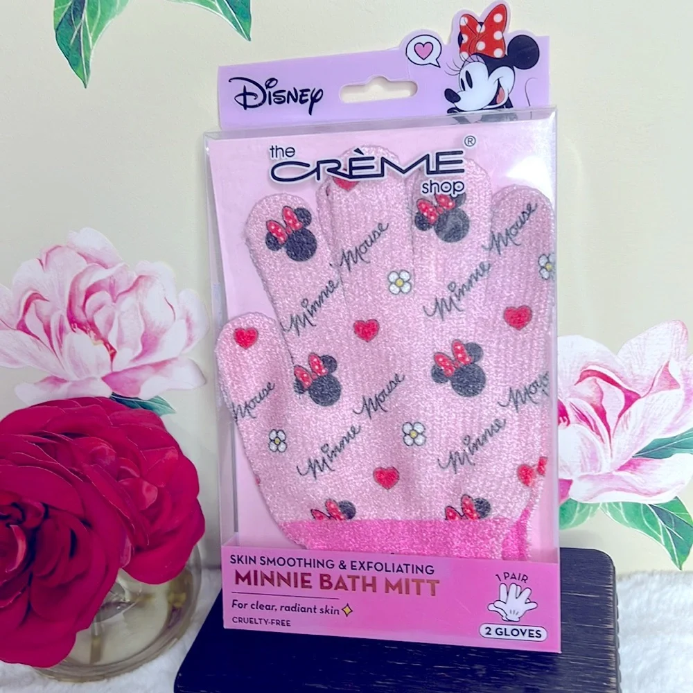 Disney The Crème Minnie Bath Mitt. NWT